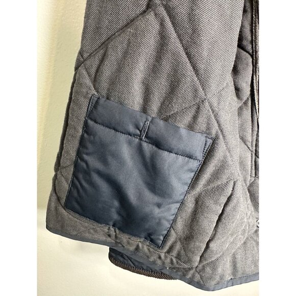 J.CREW Men's Sussex Quilted Jacket Size Medium Winter Coat Preppy Classic - Picture 13 of 14